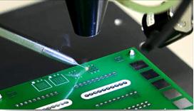 Taille de tache de soudure automatique du système 0.3mm de soudure laser De machine de la carte PCB 300*300