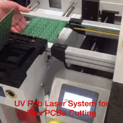 Interface amicale de carte PCB Singulation/laser de machine intégrée de carte PCB Depaneling