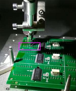 machine de soudure robotique de carte PCB de précision de 0.02mm pour la carte de soudure SMTfly-411